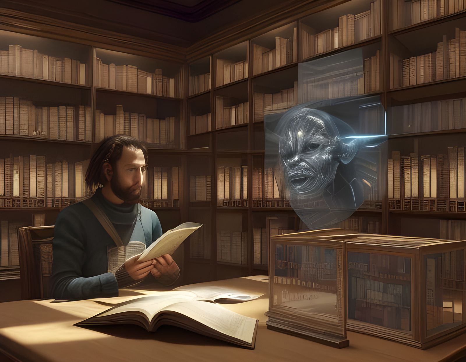 Ghost in the Library