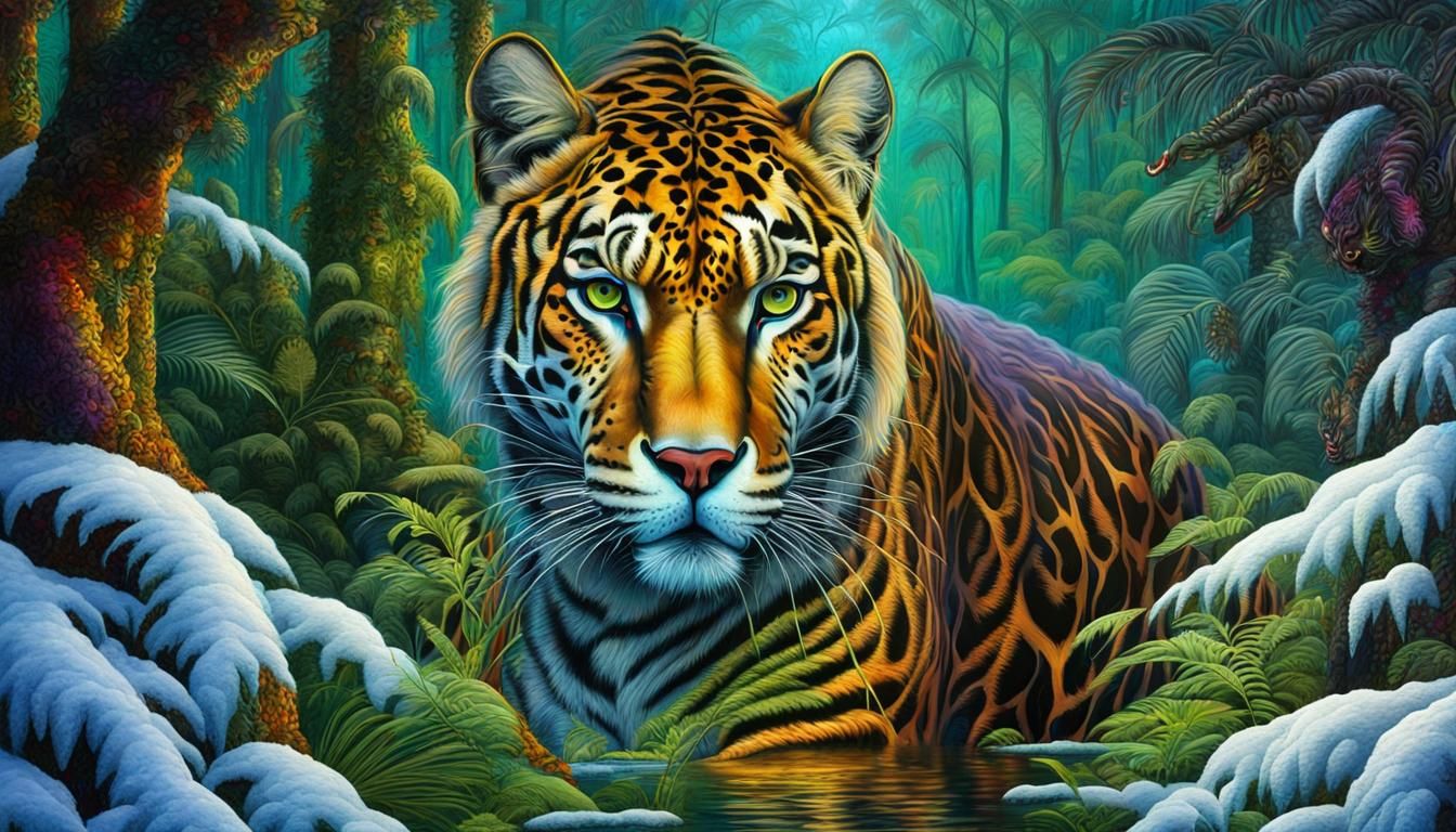 Jaguar tiger