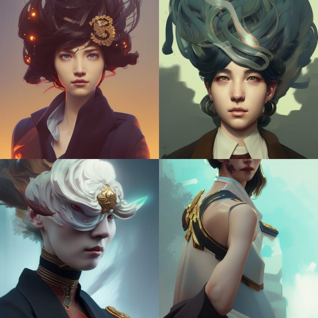 Venti Portrait in Hyperdetailed Digital Art Style