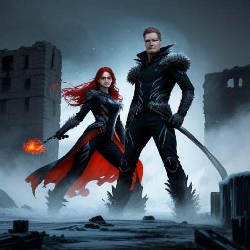 Firewoman and Iceman Face Off in a World of Elemental Chaos