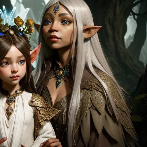 Gelflings in a Magical Landscape: Fantasy Concept Art