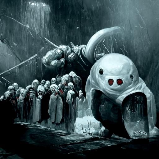 Baymax in Elden Ring: A Horror Art Style