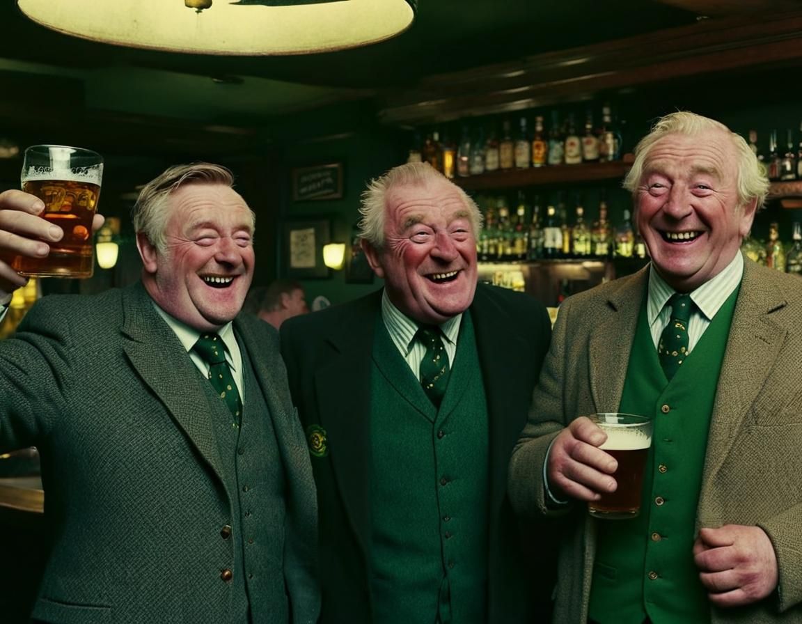 An Englishman, an Irishman and a Welshman walk into a bar