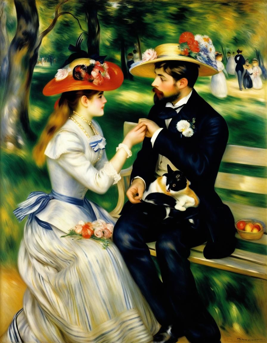 Impressionistic Art Inspired by Renoir