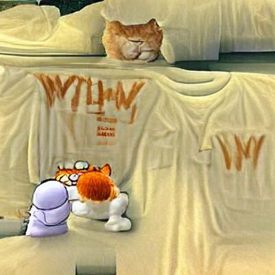 Garfield as Sad Cat Asks 'Why Me?'