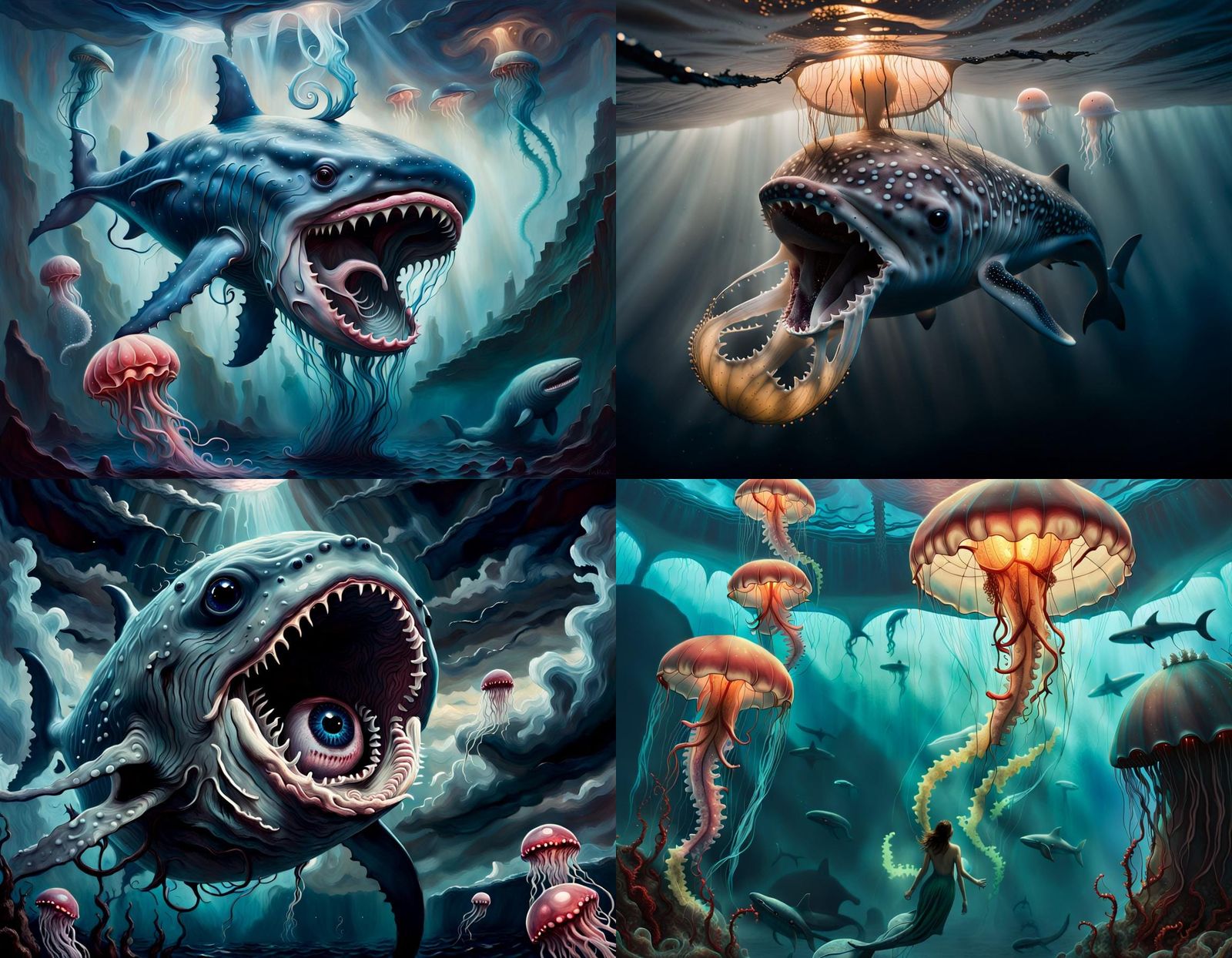 Horrific Mutant Birth in Luxuriant Dreamscape