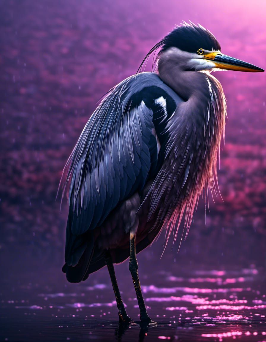Twilight Heron