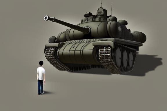 Tiananmen Square Tank Man: Heroic Stand