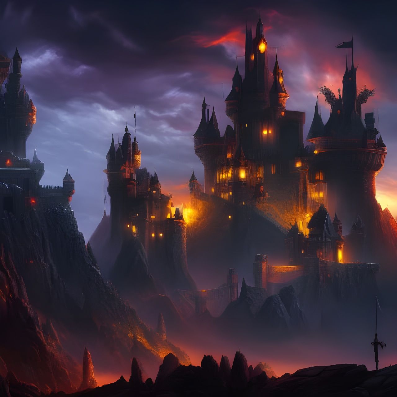 Dark Fantasy Castle