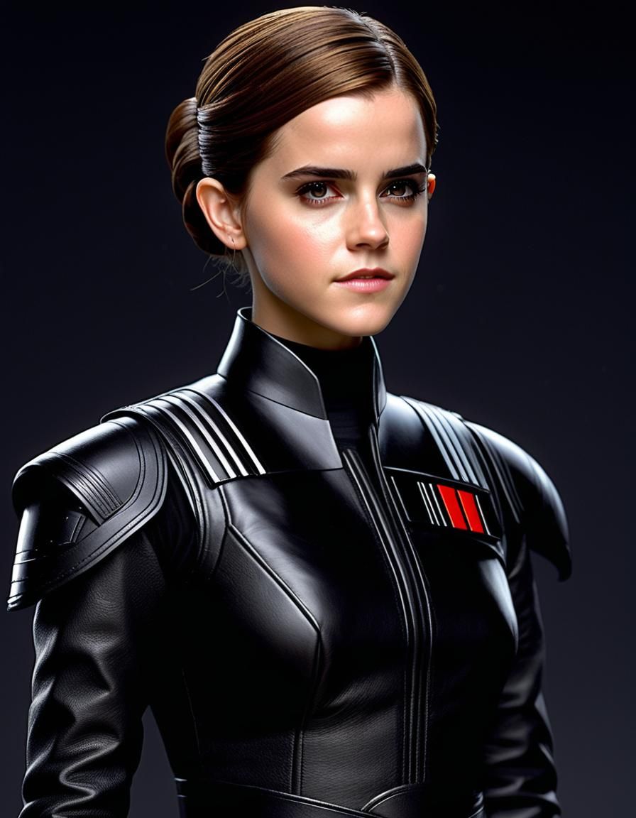 Sci-Fi Portrait: Woman in Futuristic Uniform