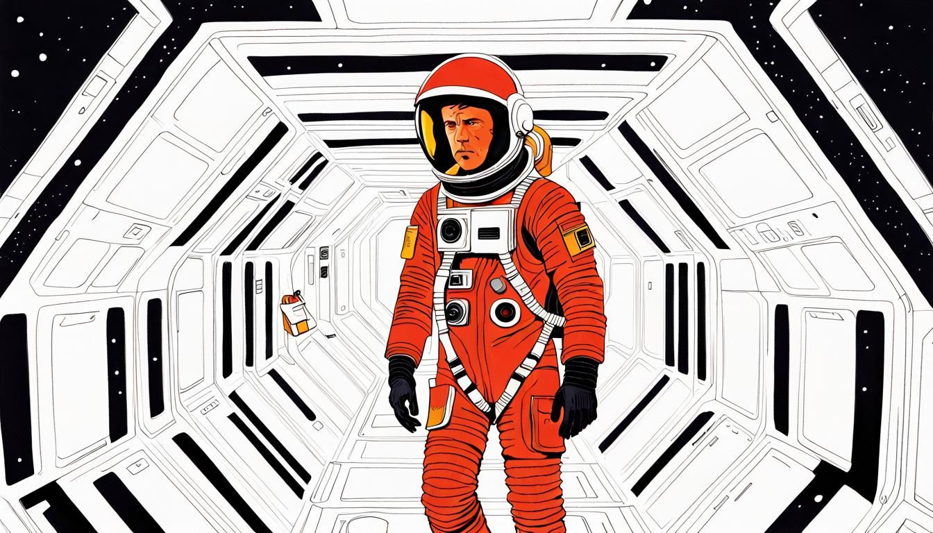 David Bowman in Space Odyssey Spacesuit