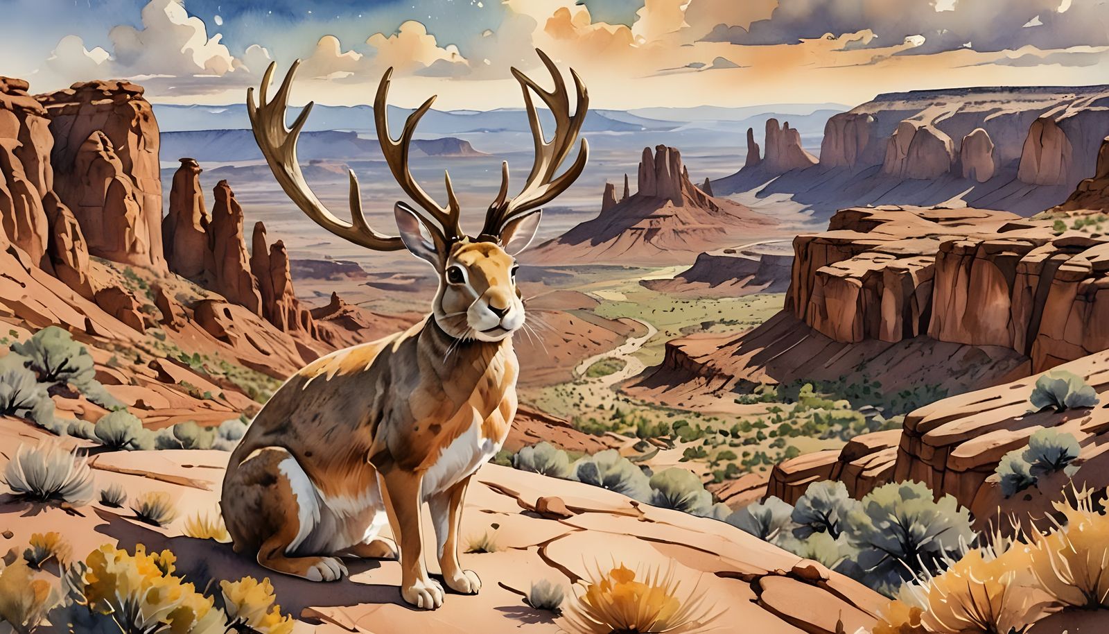Mystical Jackalope at Arches National Park