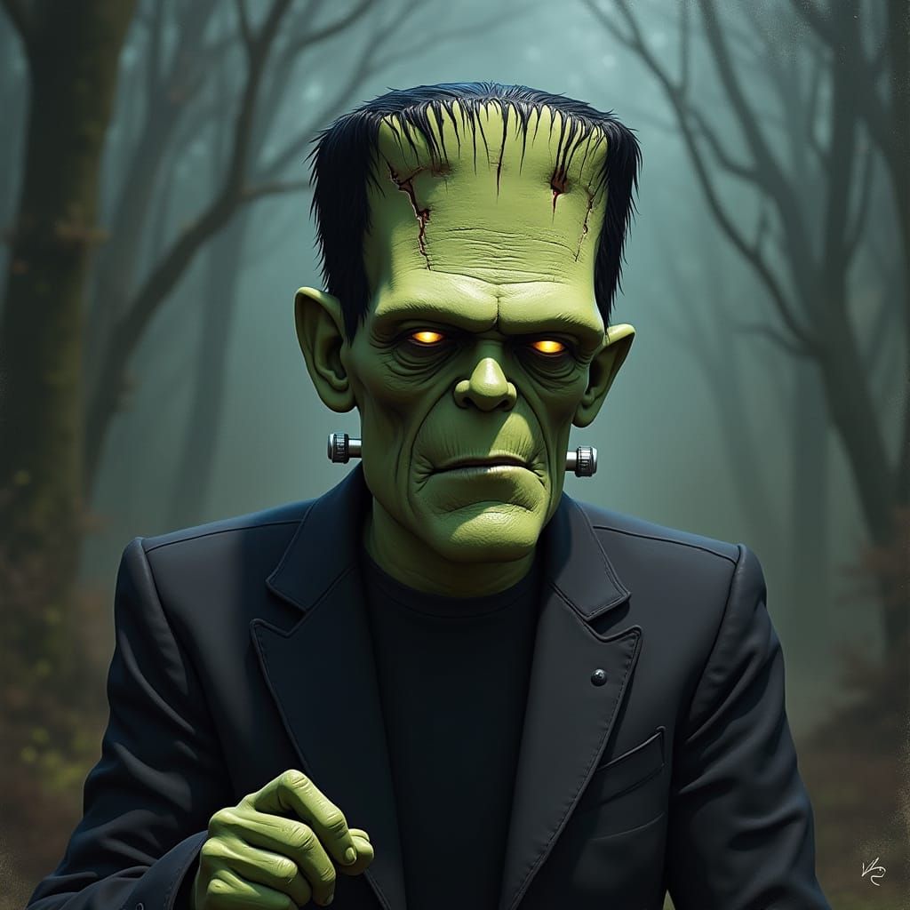 Monstrous Creation in Gothic Horror Style