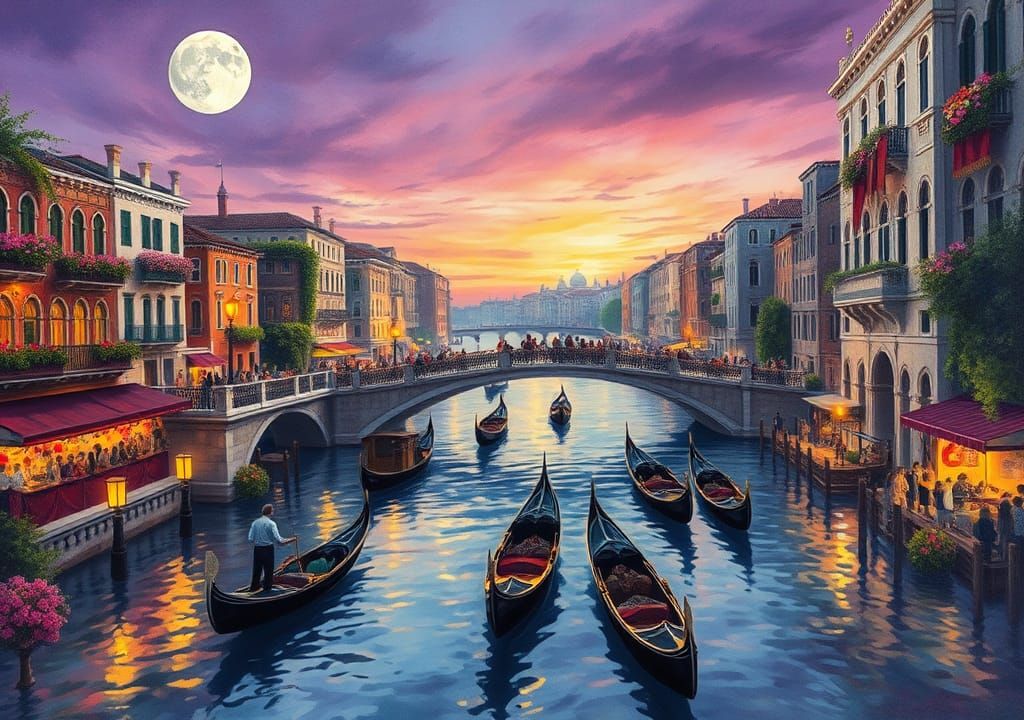 Venice Twilight Festival: Lanterns on the Canal