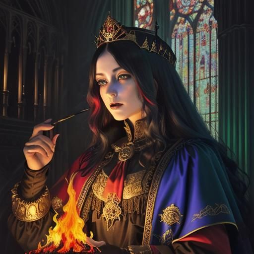 Great Fire of London: Gothic Cathedral Ablaze