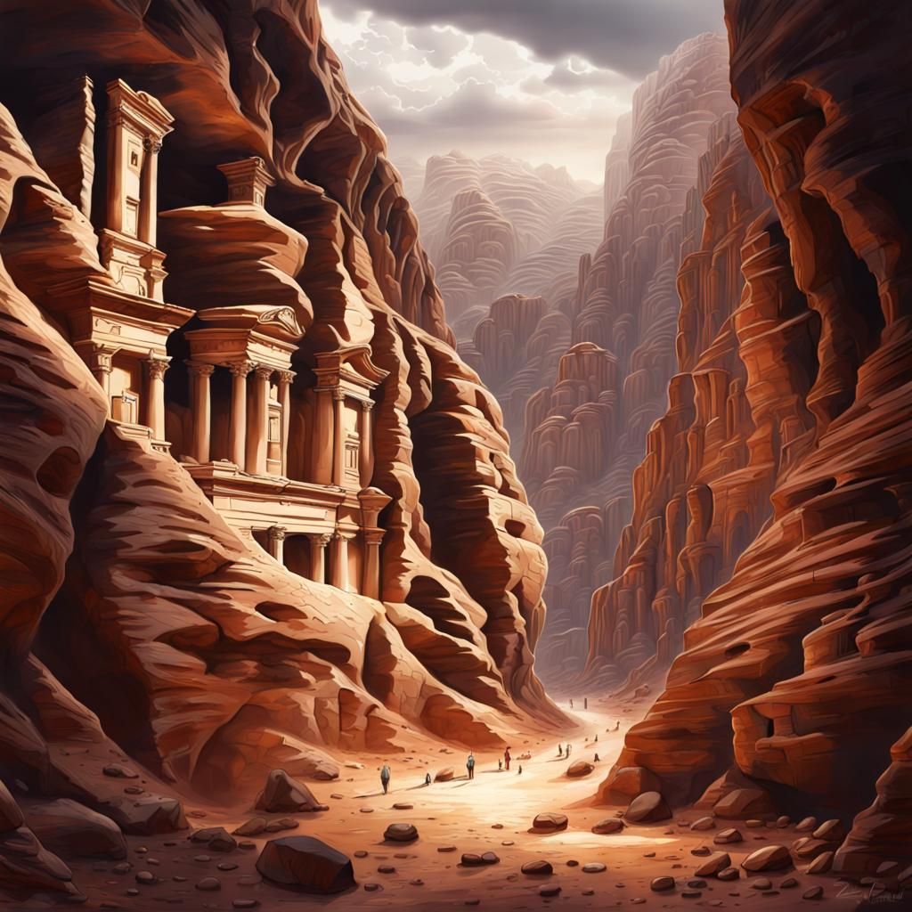 Petra: Ancient Desert City in the Mountains