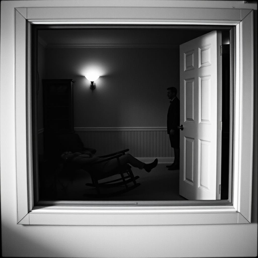 Bates Motel: A Psycho Inspired Monochrome Film Still