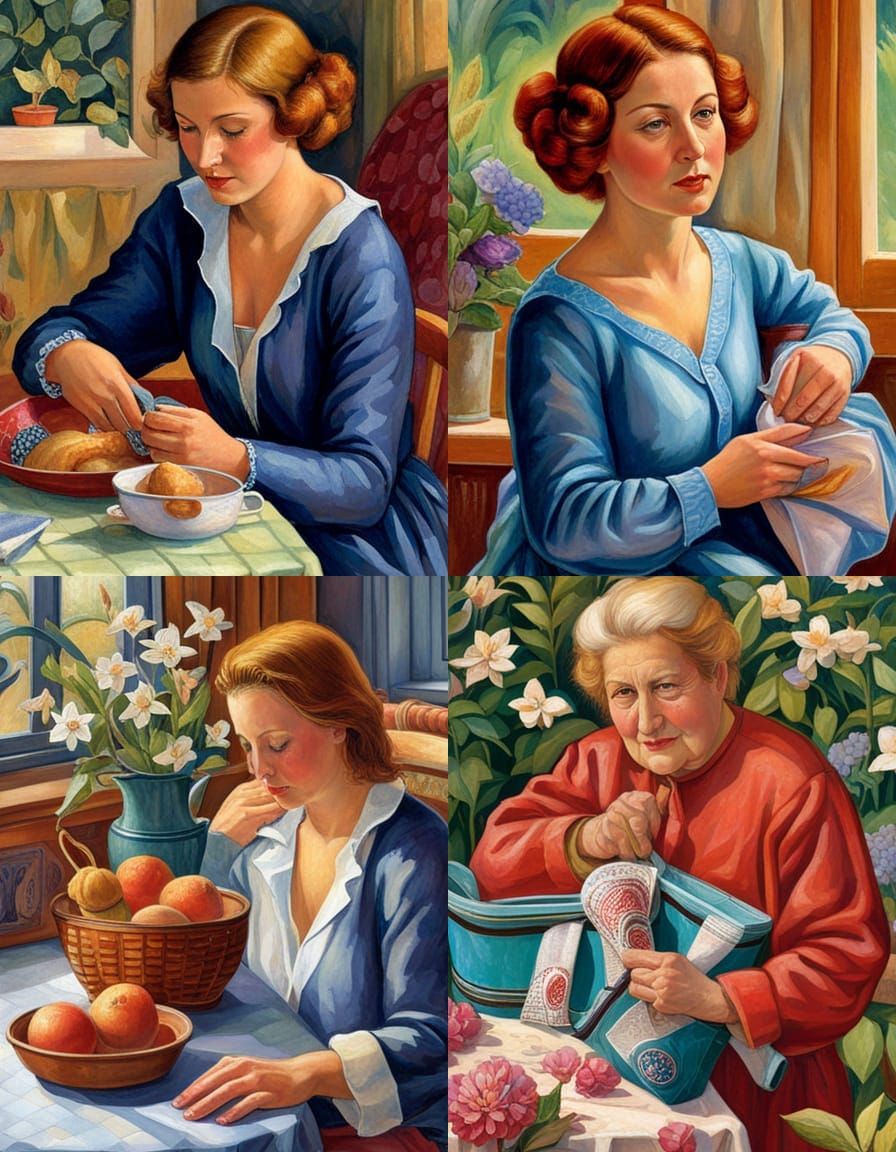 Portrait in Style of Kenne Gregoire