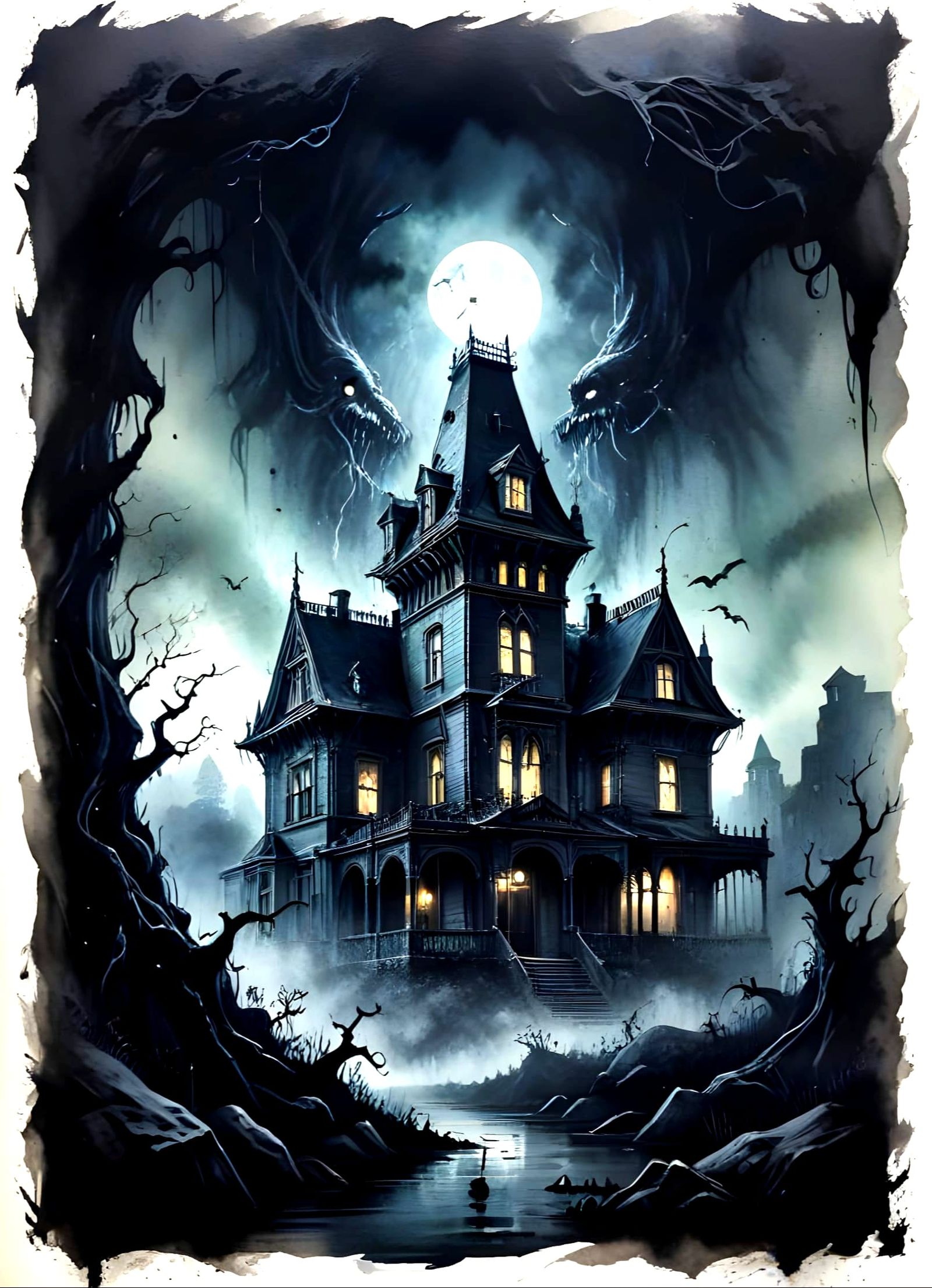 Ethereal Ghost Unveils Haunted Victorian Mansion