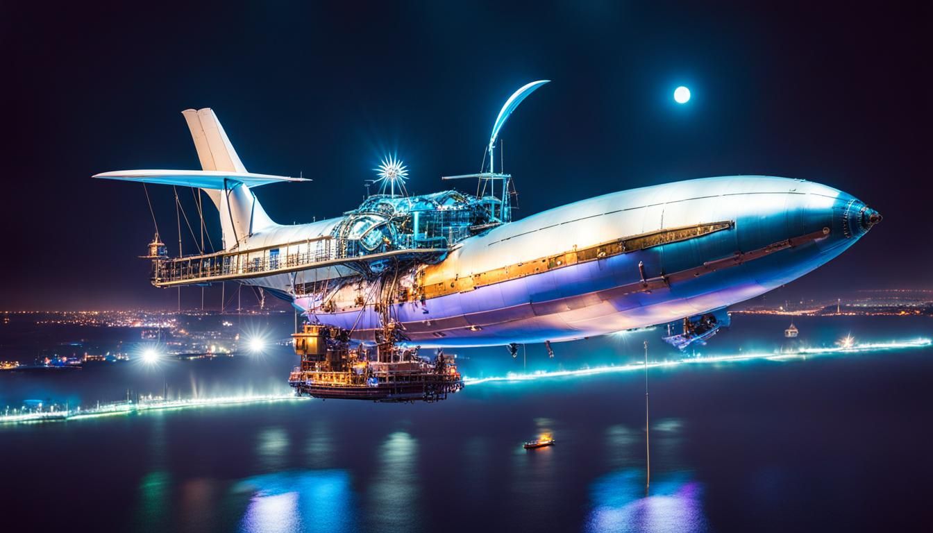 Collapsing Steampunk Blimp