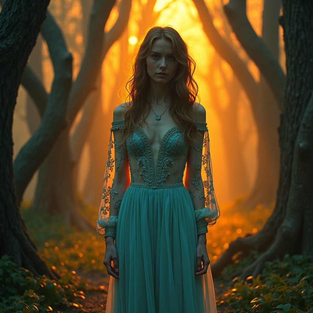 Anna Kendrick in the Greek Underworld, Digital Art