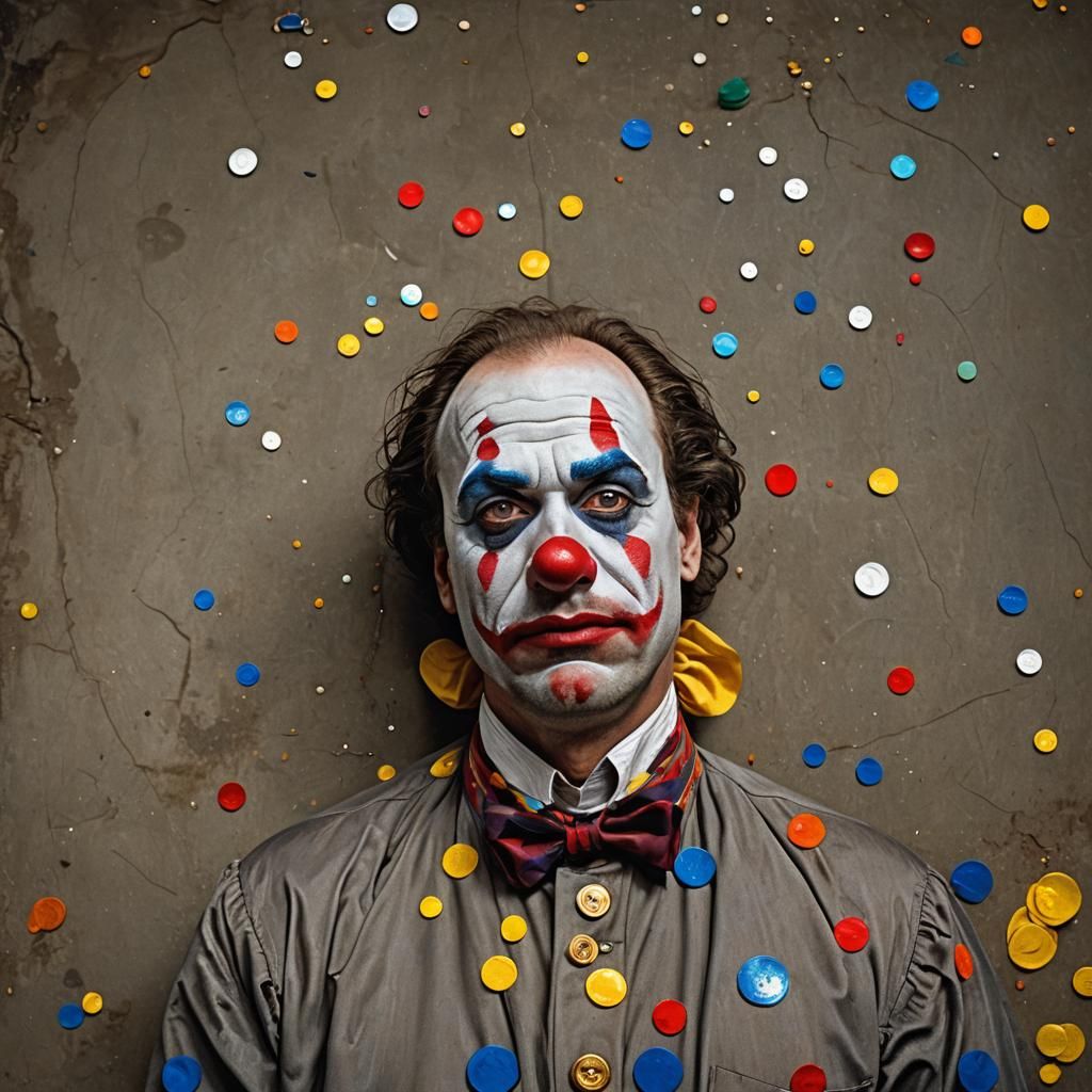 Sad Clown Cries as Bitcoin Rains Down