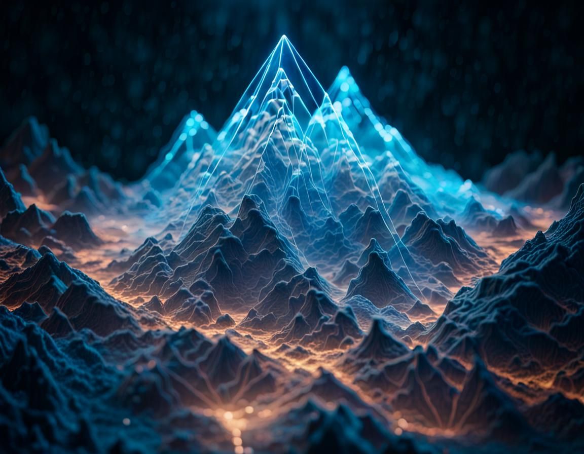 Hologram mountain