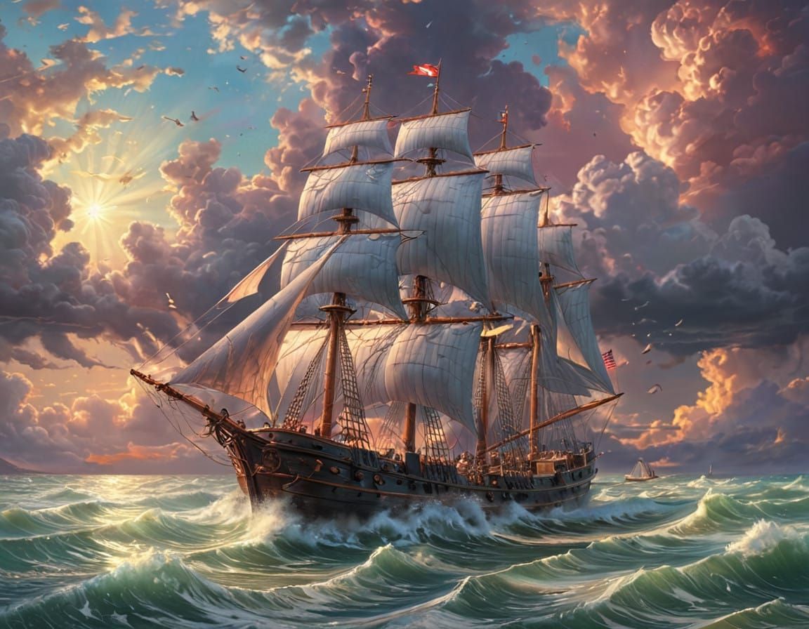 Ethereal Fantasy Landscape in Soft Focus