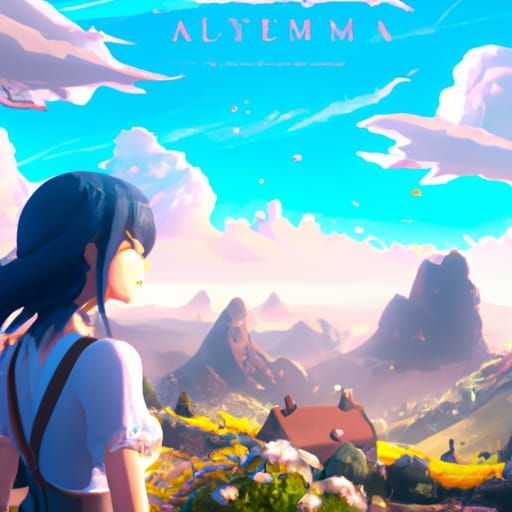 Anime Character in Studio Ghibli Style