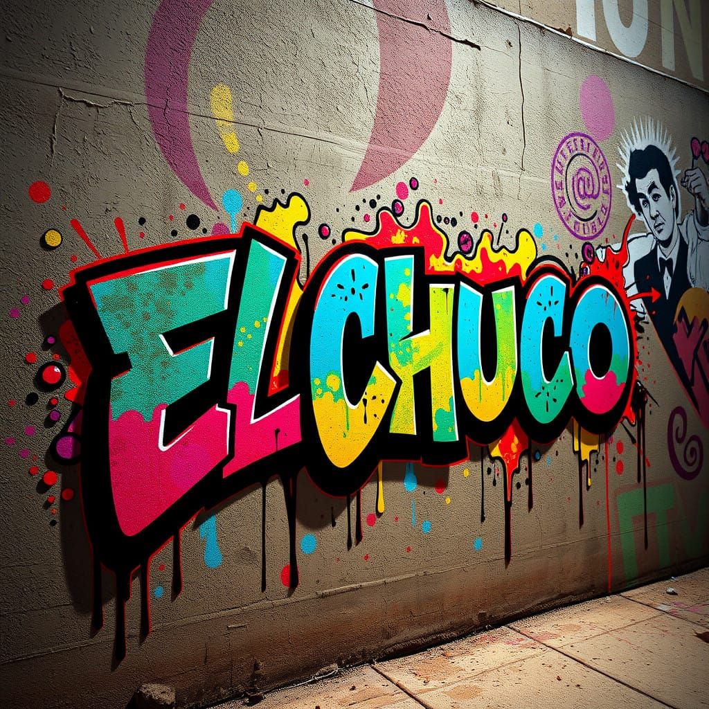El Chuco Texas Graffiti Masterpiece