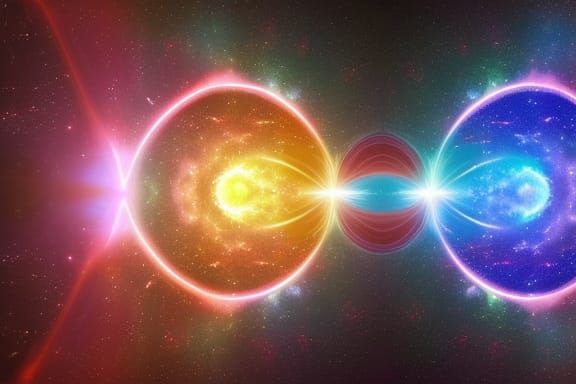 Psychedelic Cosmic Yin Yang in Galactic HD