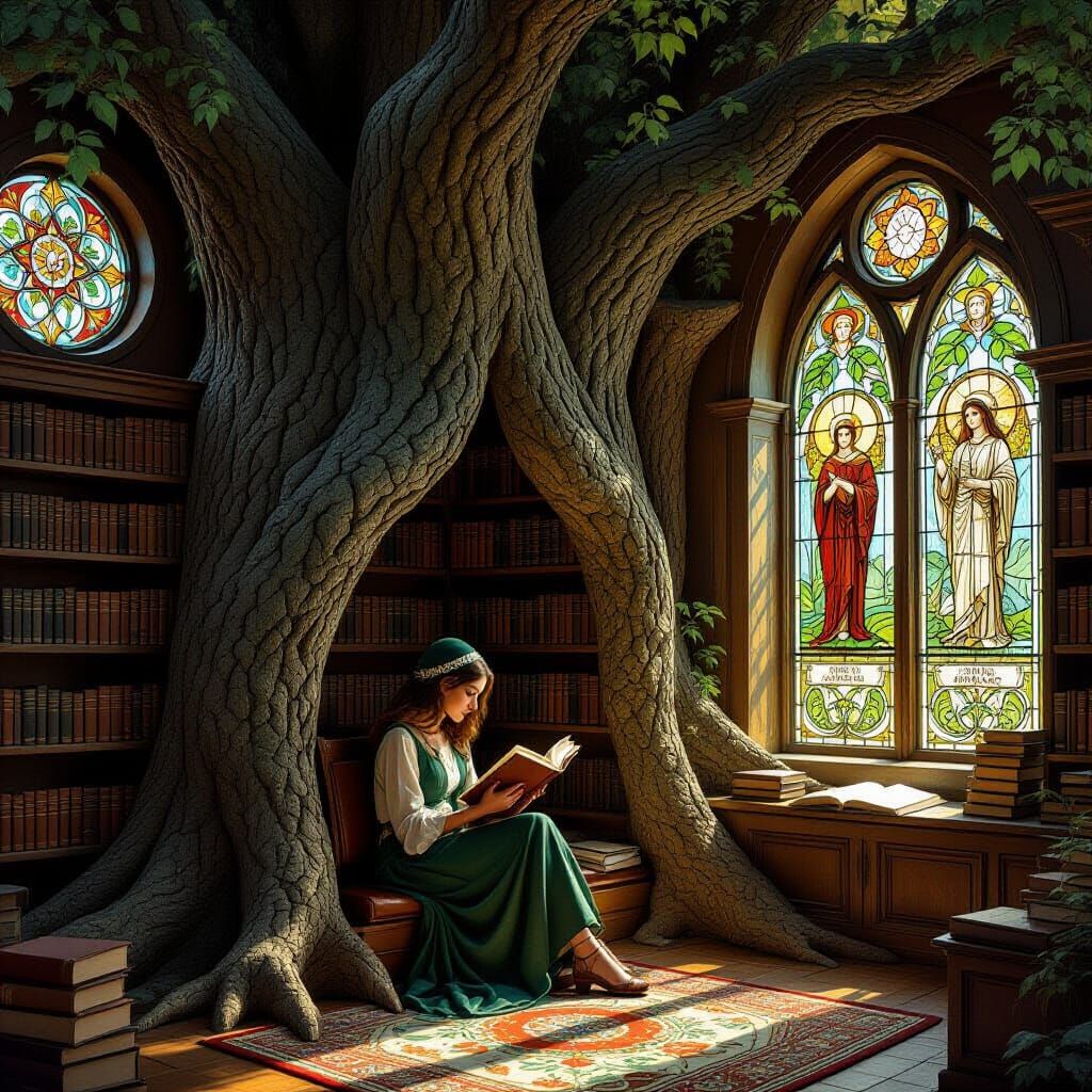 Hidden Tree Synagogue: Art Nouveau and Luminism