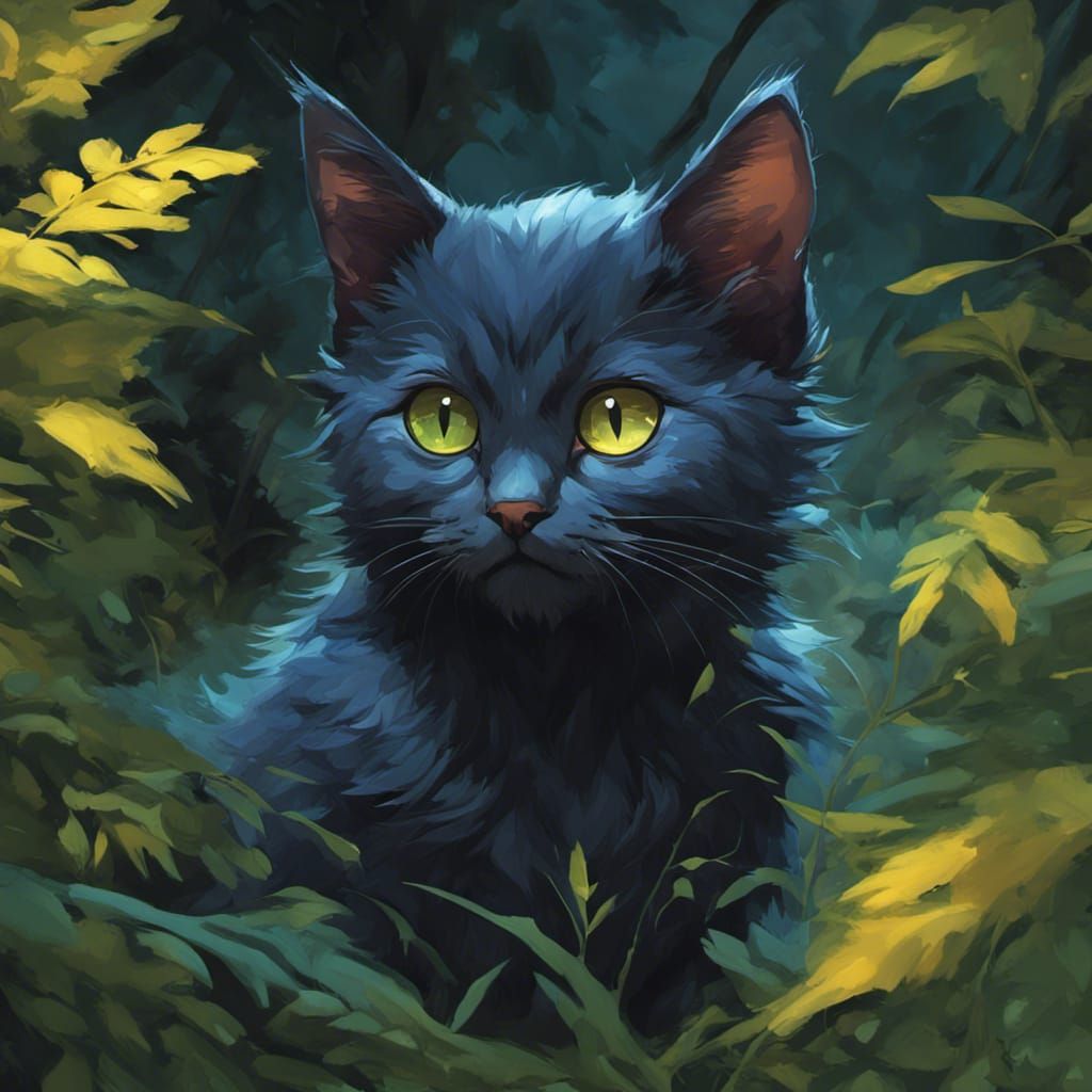 Moonkit, a mysterious kitten