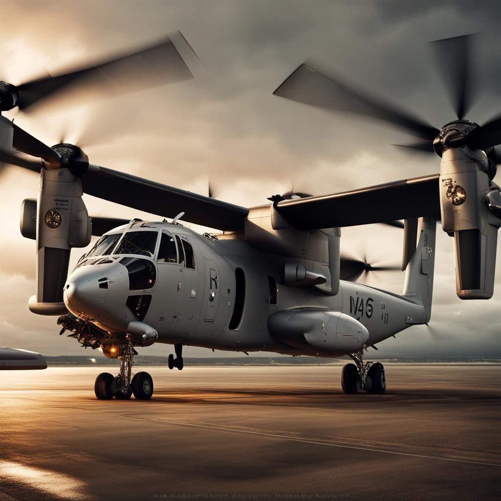 A Boeing Osprey aircraft.