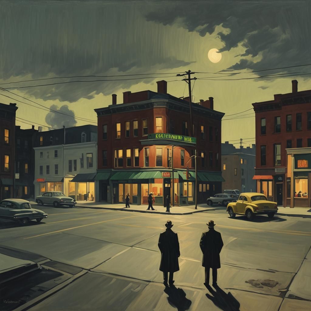 Apocalypse in the Style of Edward Hopper