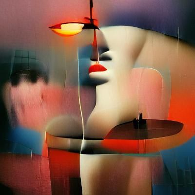 Abstract Jack Stauber Inspired AI Art