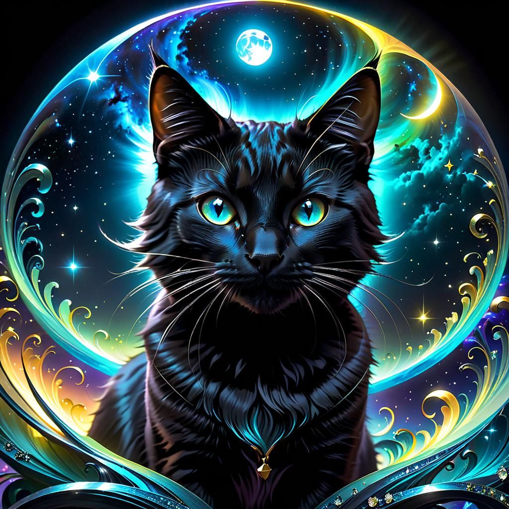 Surreal Landscape with Dark Energy and Marbling