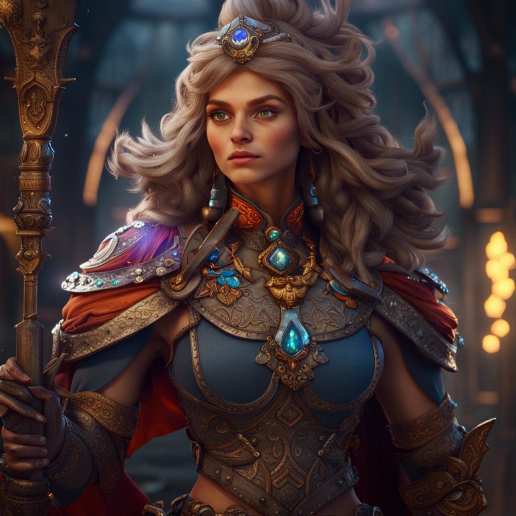 Varya from Fantasy Patrol: Detailed Matte Painting