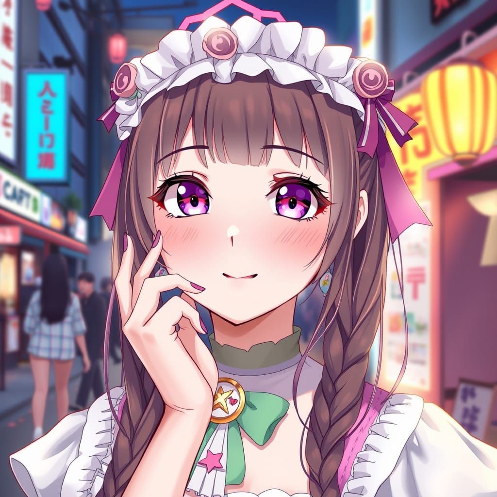 Hyper Realistic Kawaii Princess in Shinjuku Ward