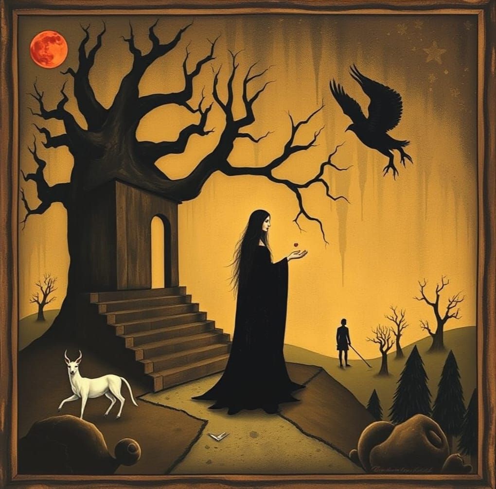 Surrealist Goddess Reveals Mystical Dreamscapes in a Viscera...