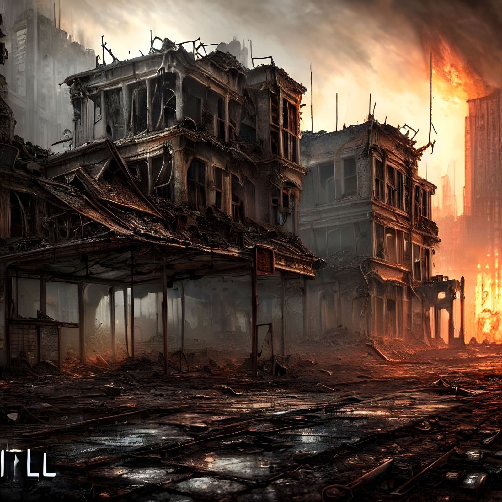 Dystopian Post-Apocalyptic Ruin World in Unreal Engine 5