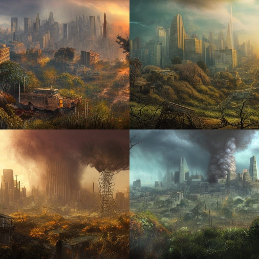 Post-Apocalyptic San Francisco Reclaimed by Nature