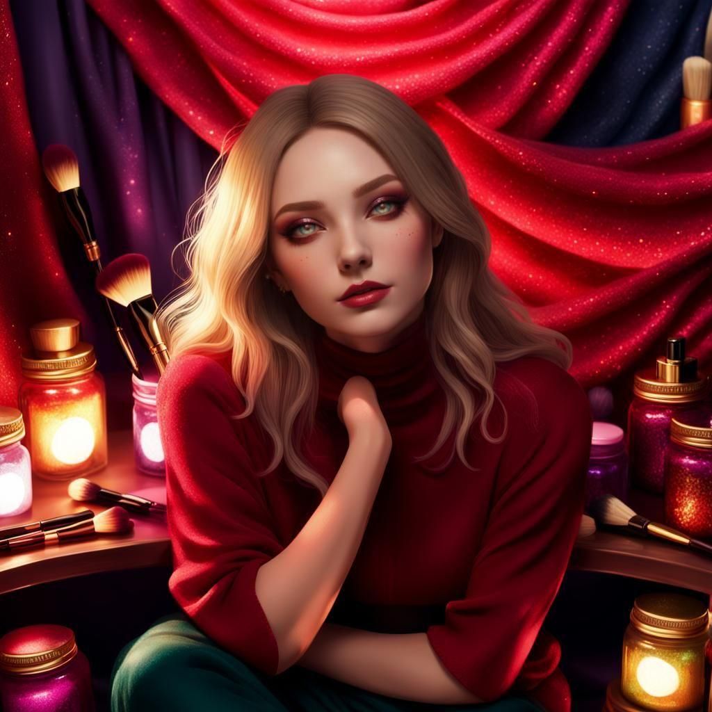 Detailed Matte Painting: Makeup Preparation