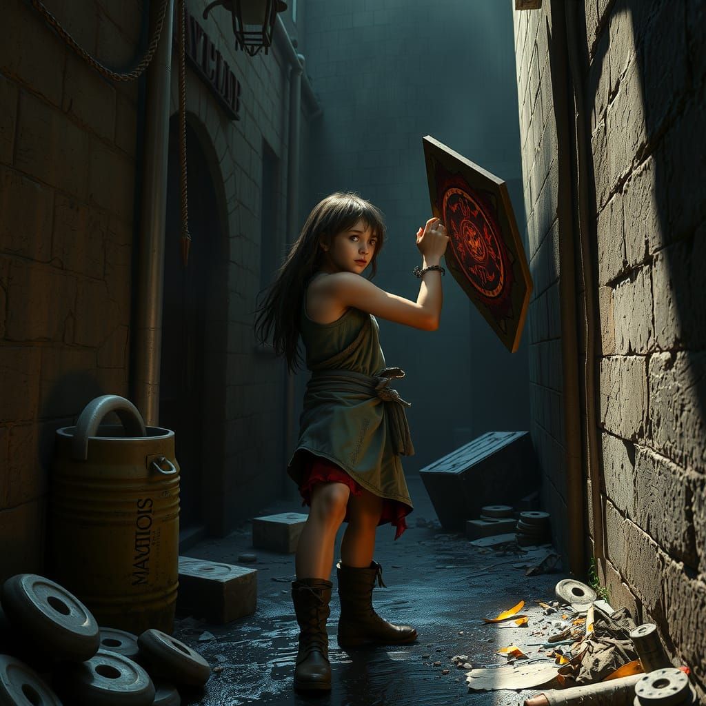 Sonea Defies the Magicians' Guild in Cinematic 8K Style