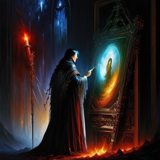 Minimalist Horror in Contrasting Colors