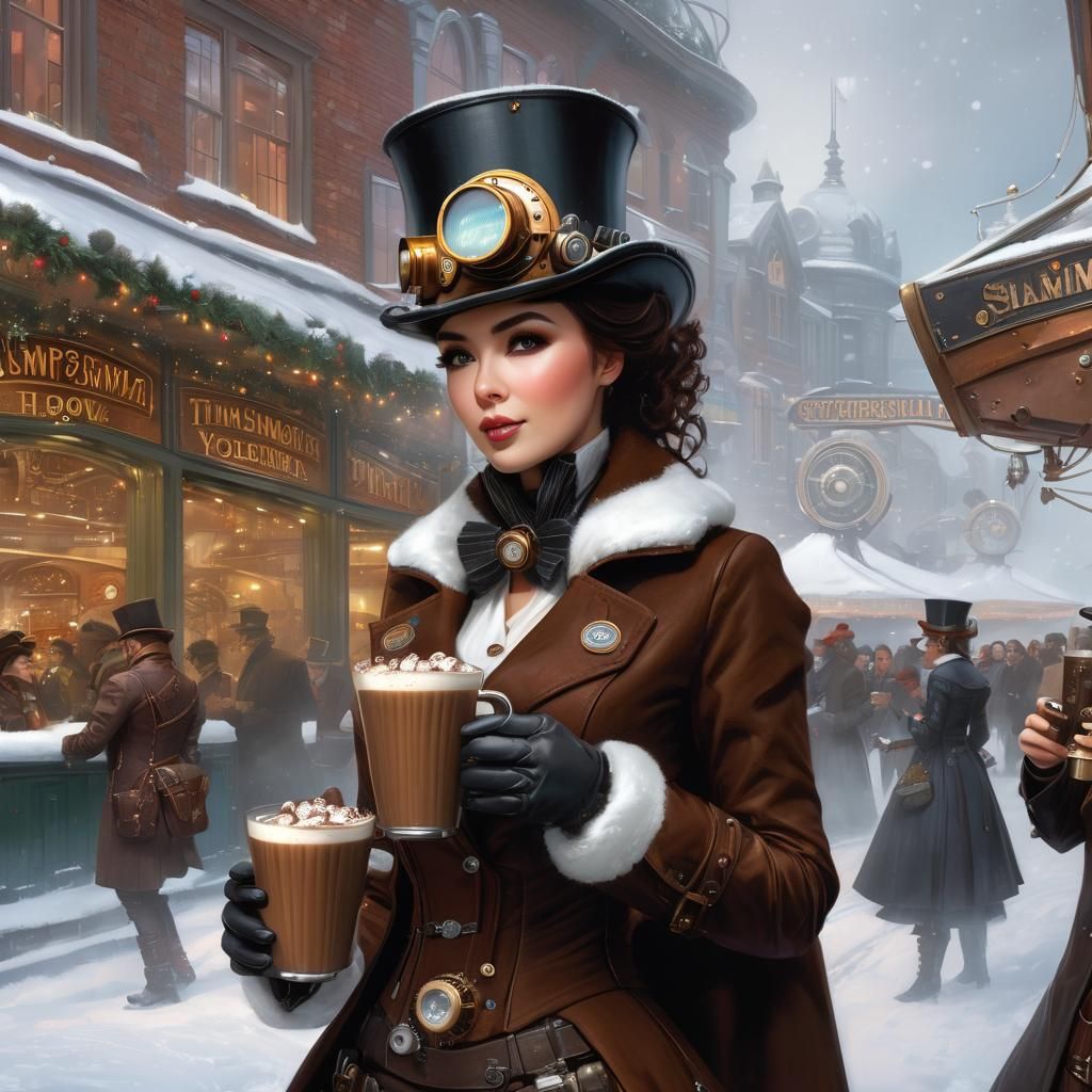 Steampunk World’s Fair (with some hot chocolate)