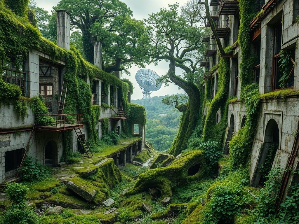 Abandoned Weather Research Station in Ruin