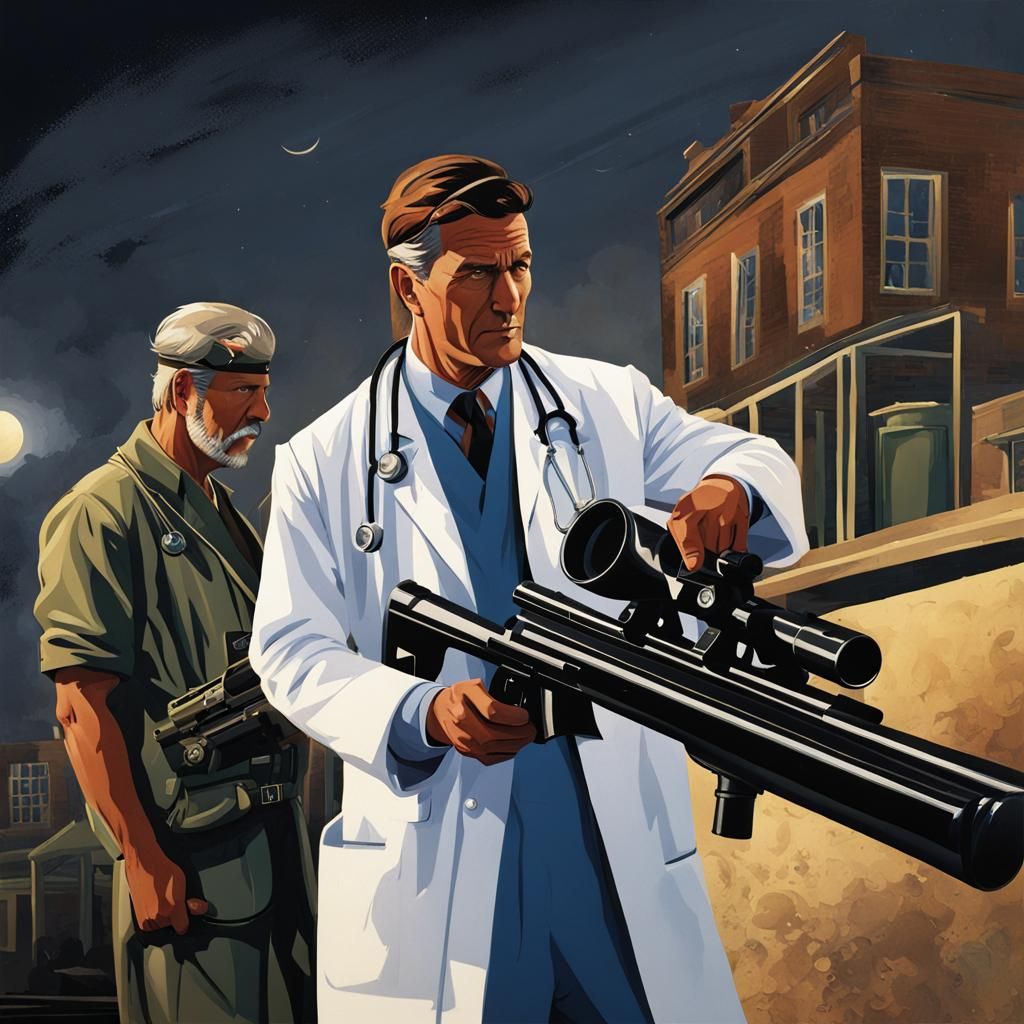 Doctors as Snipers: A Conceptual Image