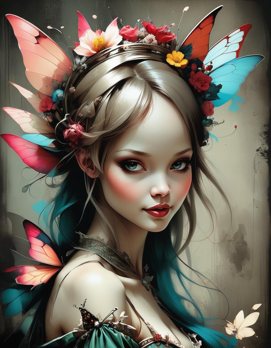 Butterfly girl