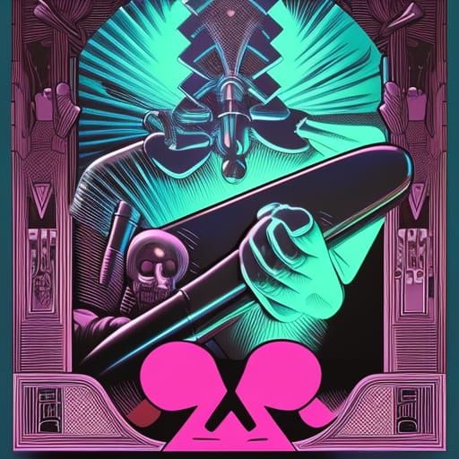 KAWS Companion with Ace, Comic Book Style